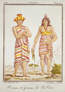 Un homme et une femme coréens, du 